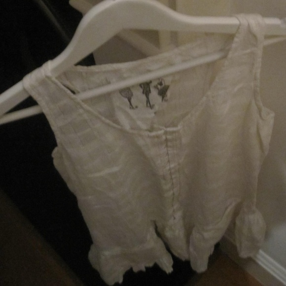 Cream Ruffle Hem Camisole - Picture 4 of 4